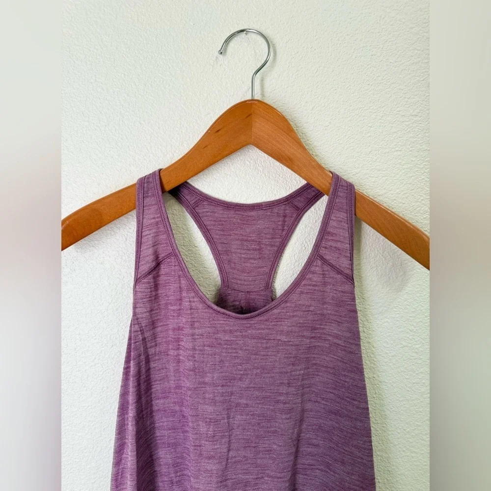 Lululemon Purple Essential Sport Workout Athletic Tank Top Women’s Size 8